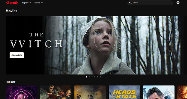 Dreflix project cover image