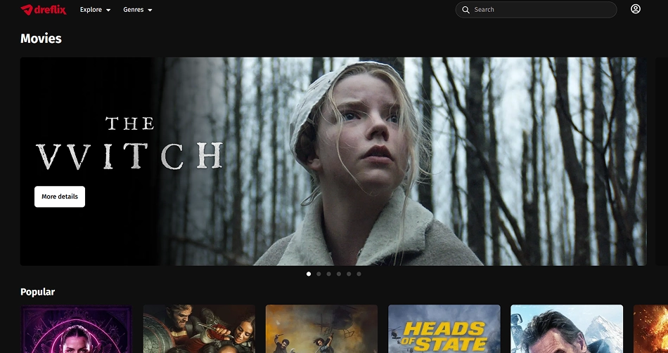 Imagen de previsualización del proyecto Dreflix desarrollado por Dresan - #1