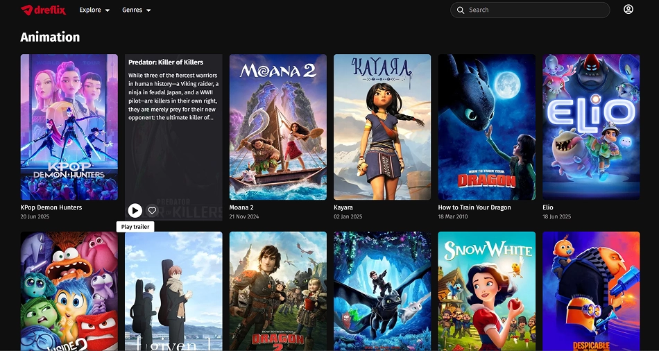 Imagen de previsualización del proyecto Dreflix desarrollado por Dresan - #3