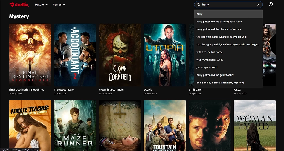 Imagen de previsualización del proyecto Dreflix desarrollado por Dresan - #4