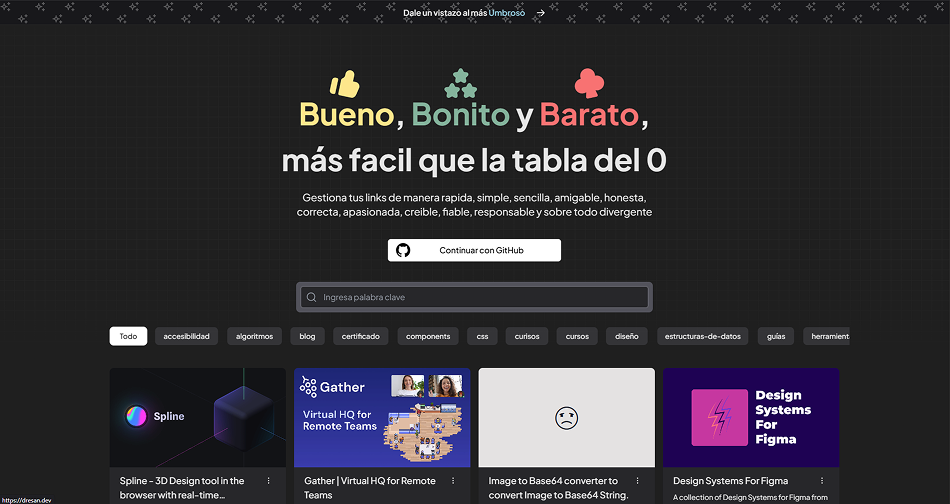 Imagen de previsualización del proyecto Linkpeek desarrollado por Dresan - #1
